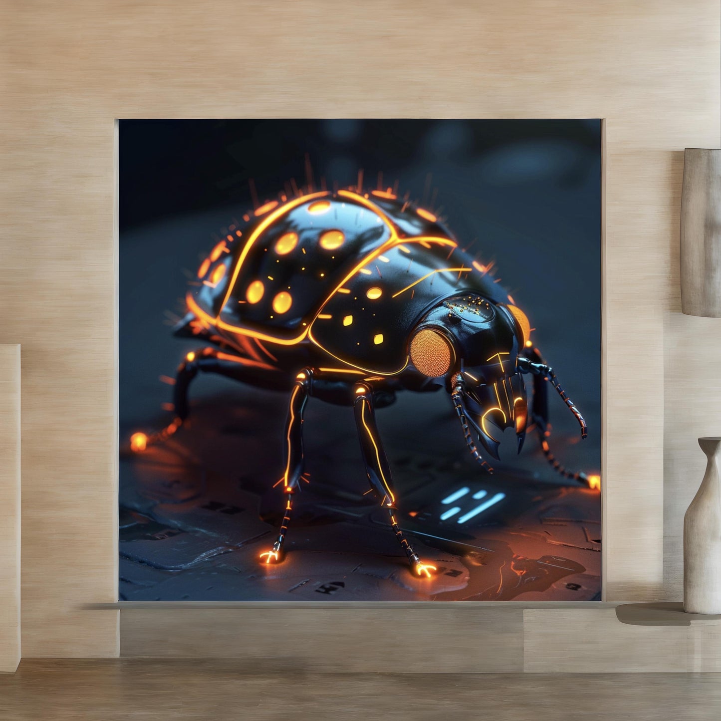 A futuristic other ladybug