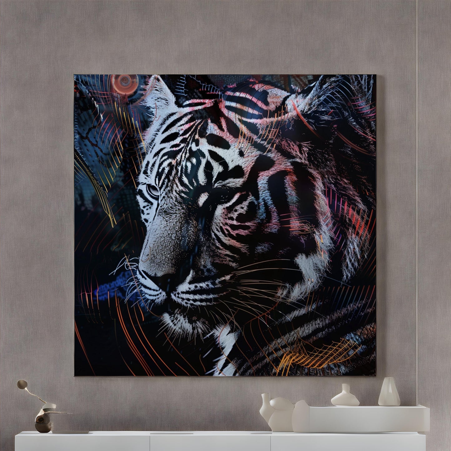 Abstract image of tiger animal