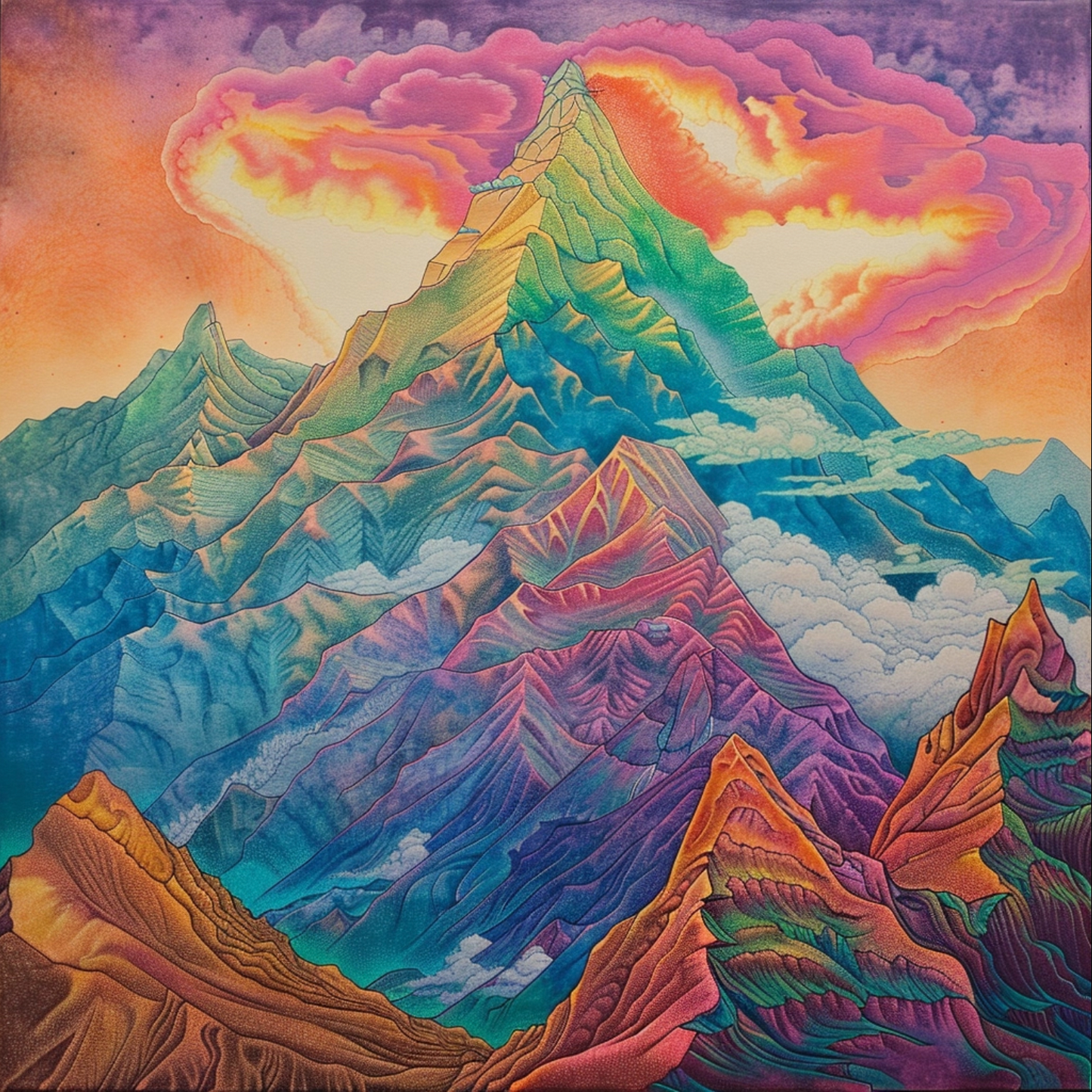 Allegory of mountain