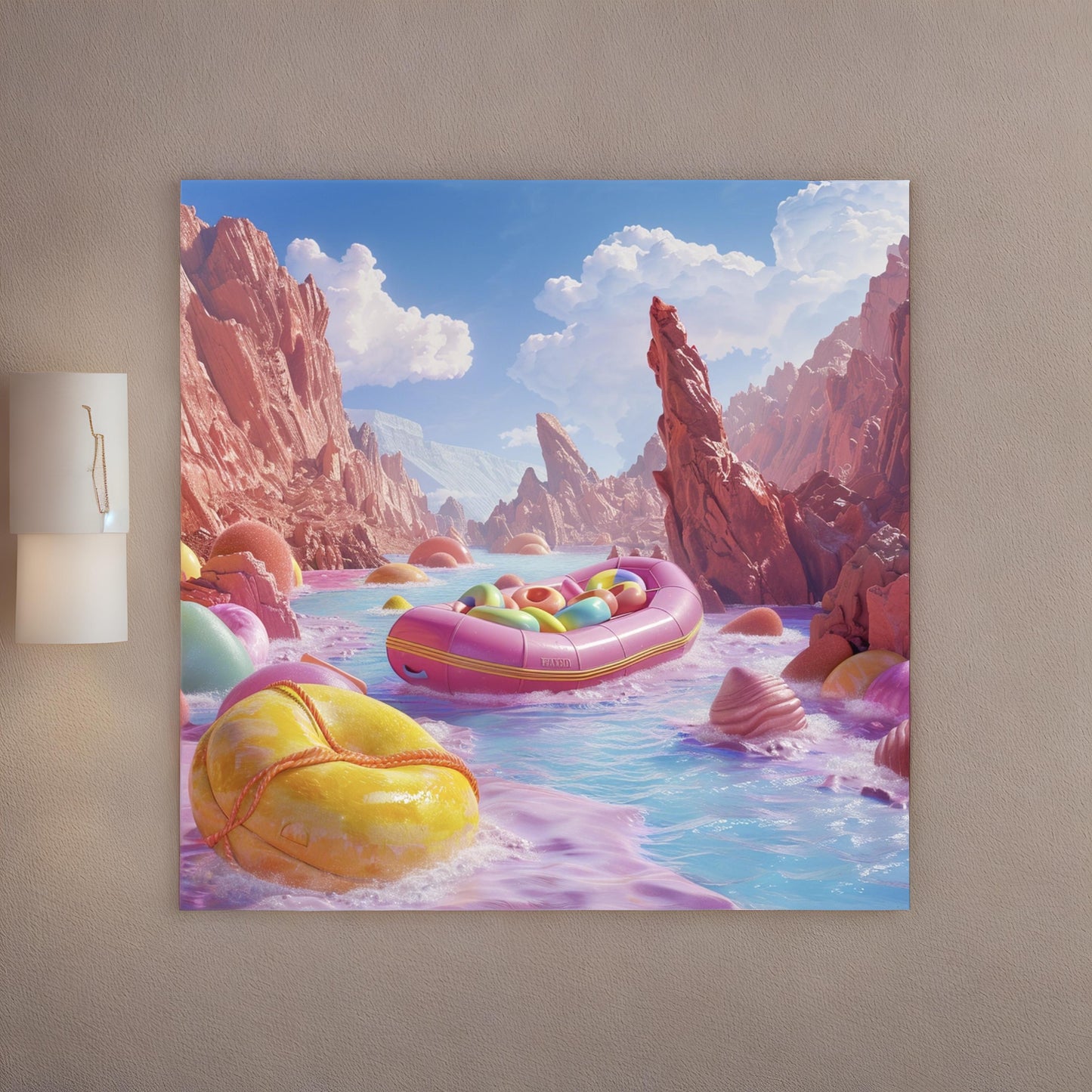 Candy world of rafting