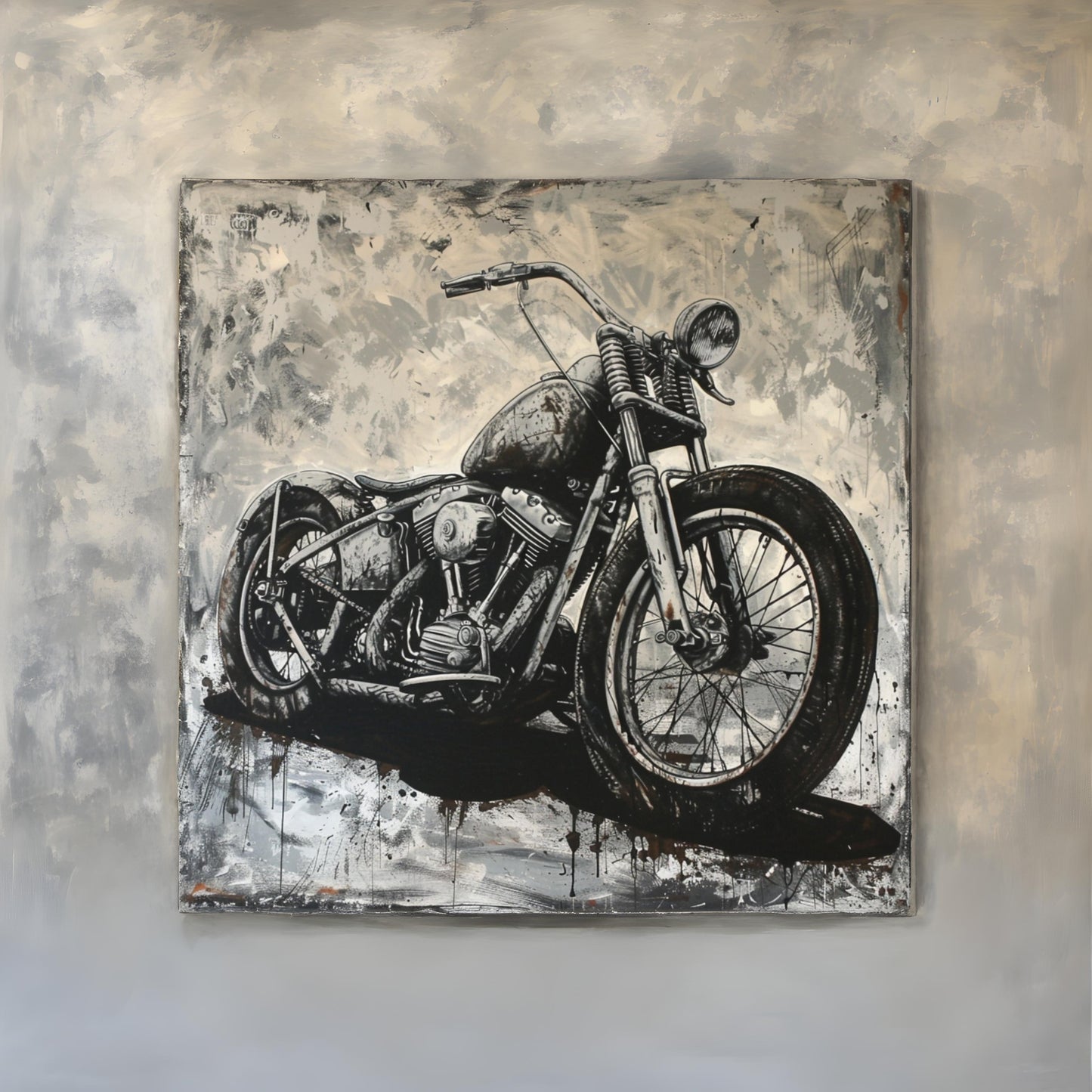 Cross motorcycle diagramatic drawing