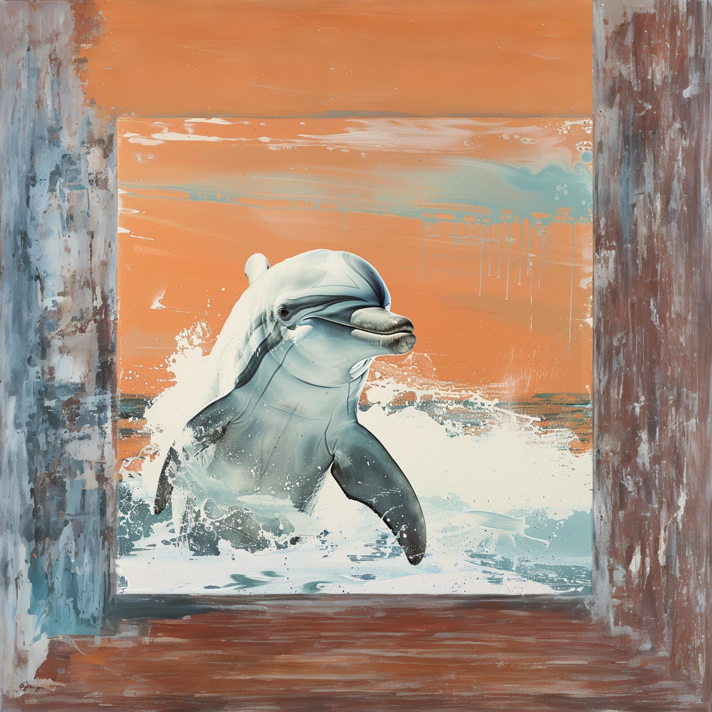 Dolphin animal by Pierre Cardin