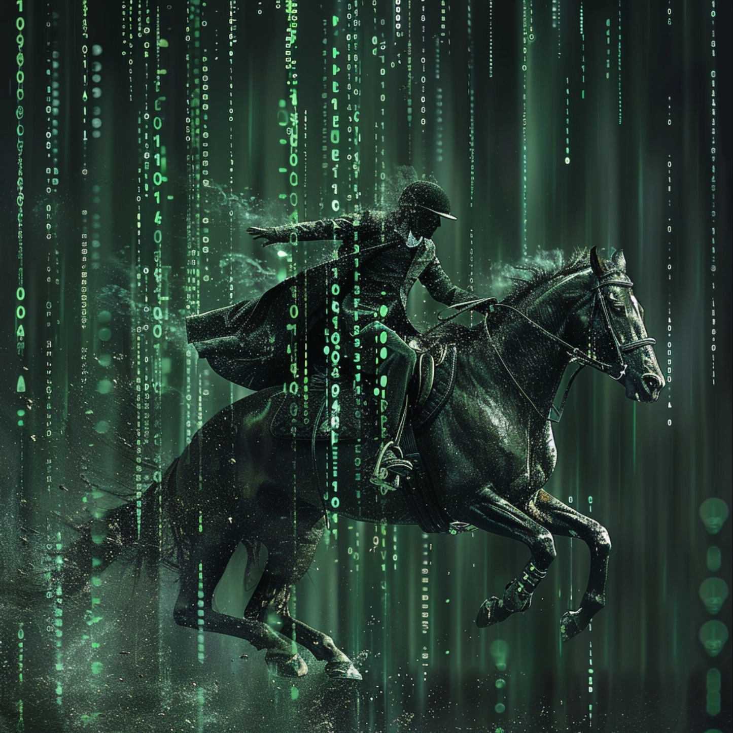 Matrix raining code