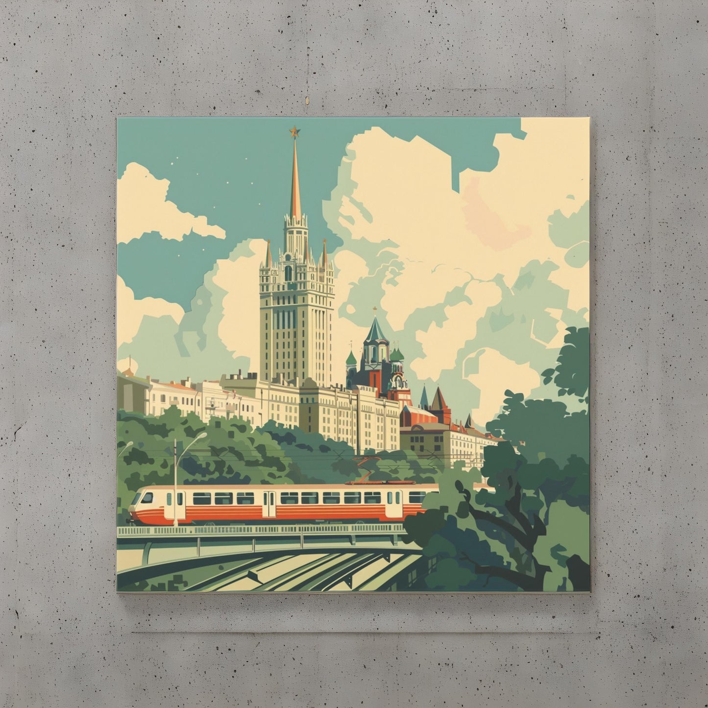 Moscou in lofi aesthetic