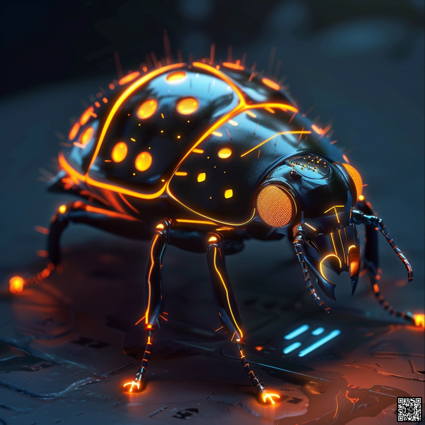 A futuristic other ladybug