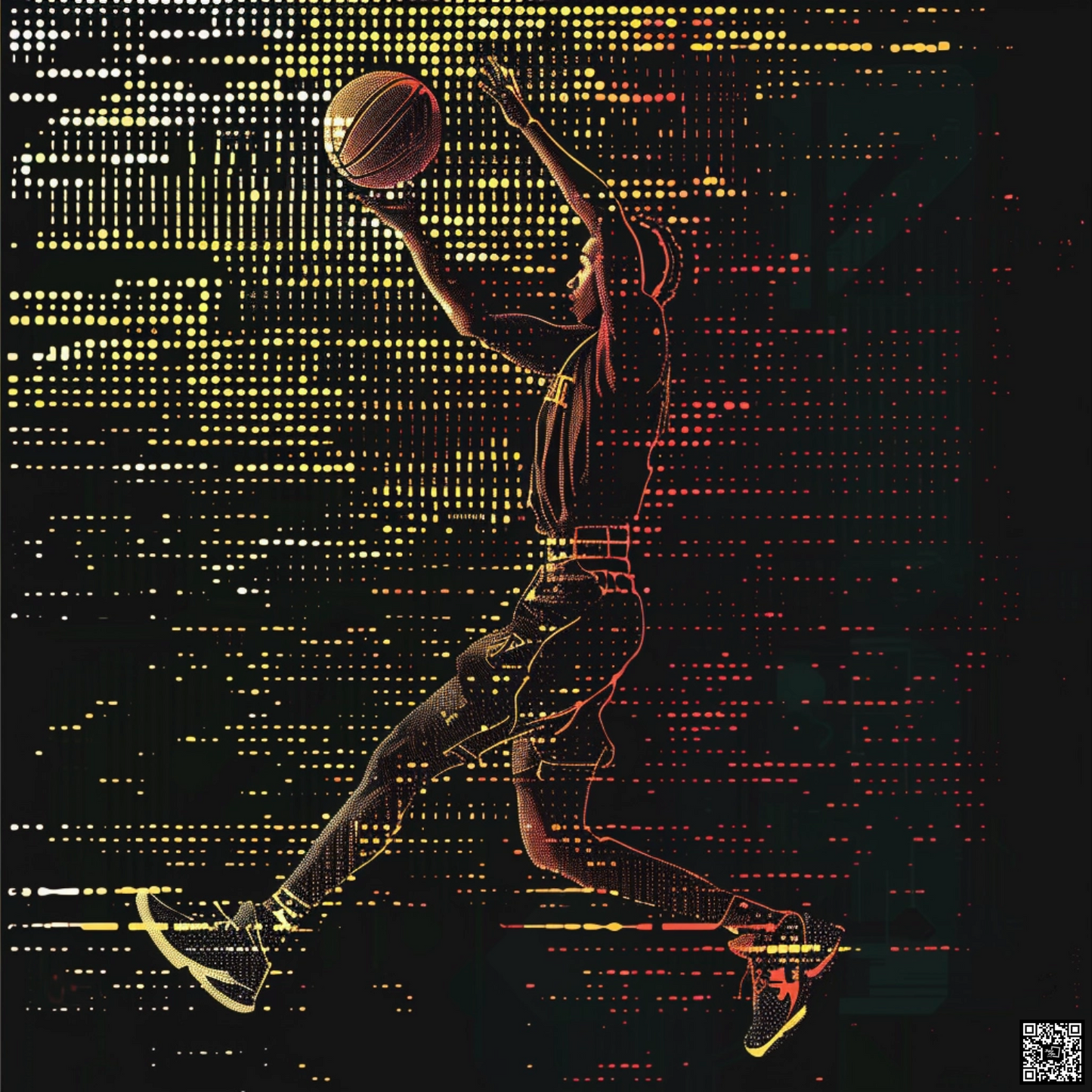 Basketball in ascii art