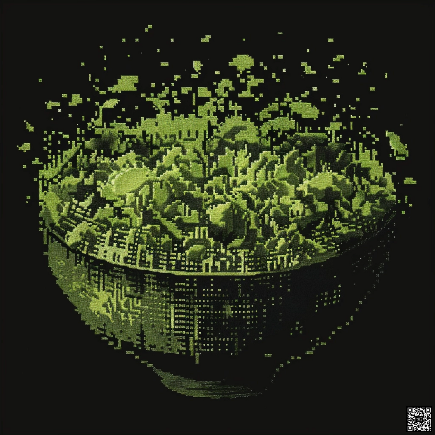 Salad in ascii art