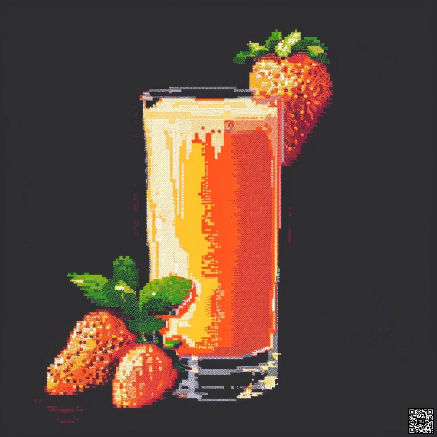 Smoothie in ascii art