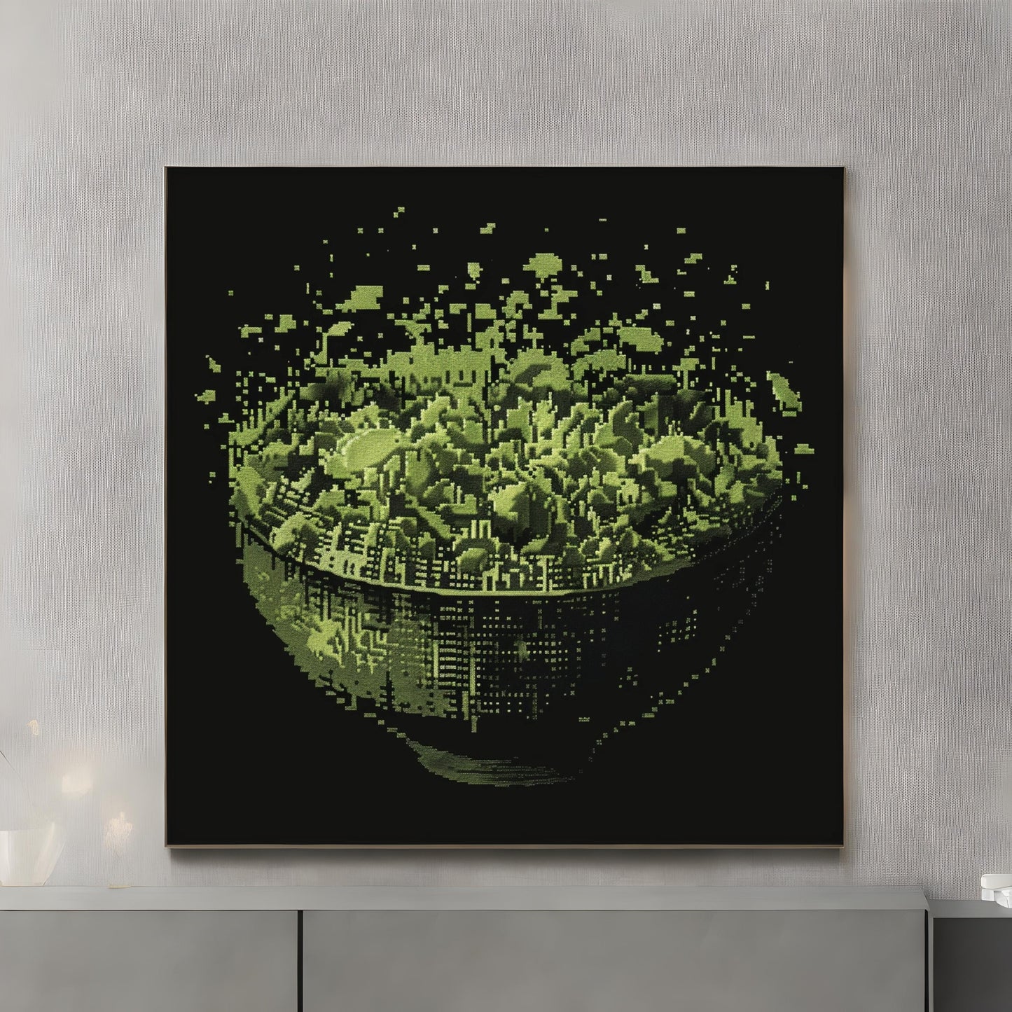 Salad in ascii art