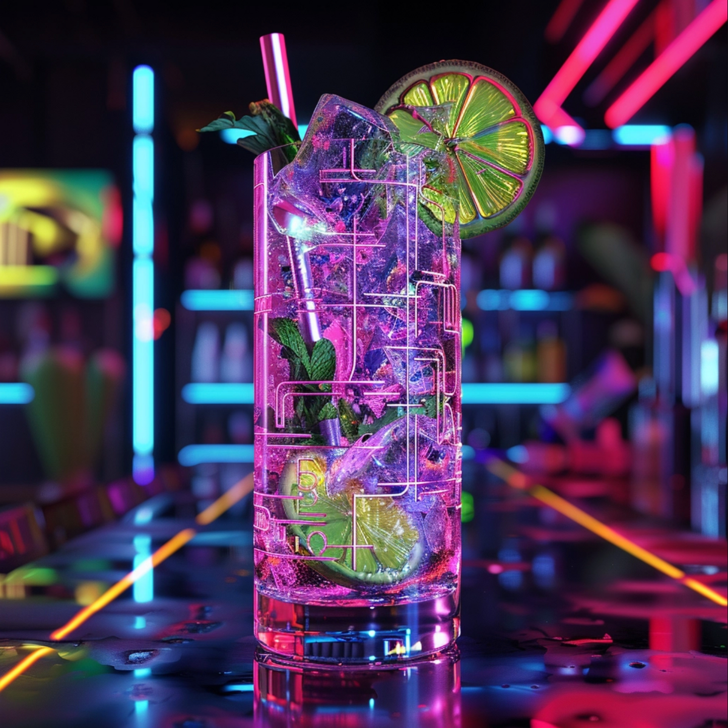 A futuristic Mojito