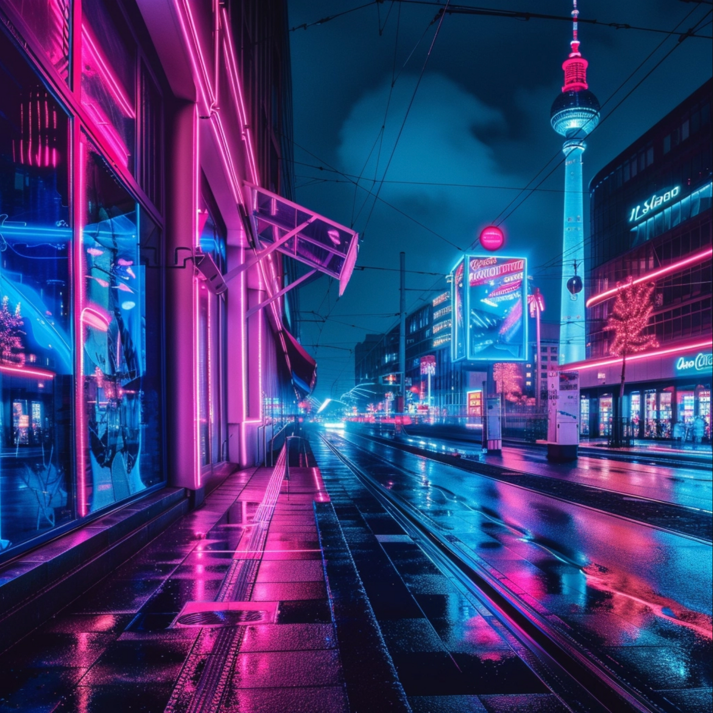 A futuristic Berlin