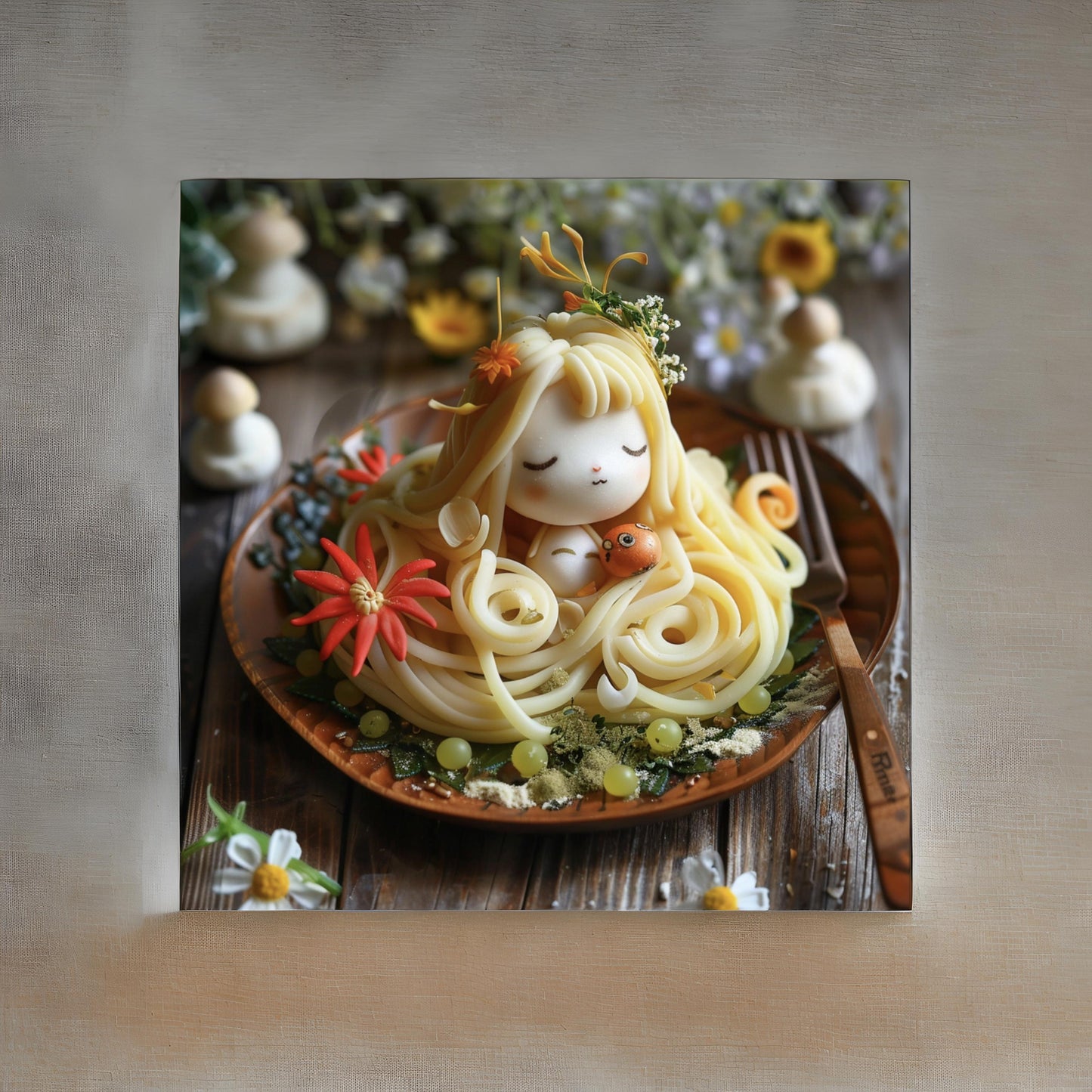 A magical dreamlike other pasta in the style of Hayao Miyazaki