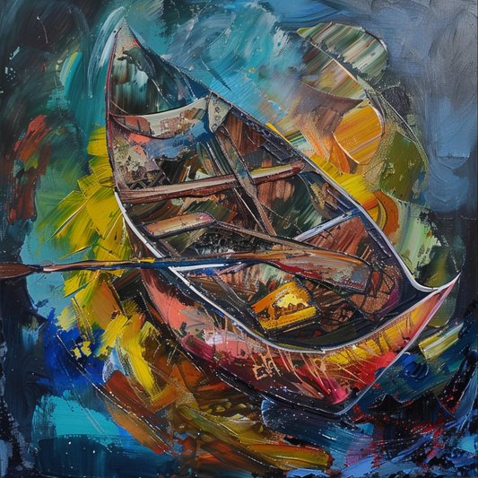 allegory-of-canoe-boat-colorful-stylize-0