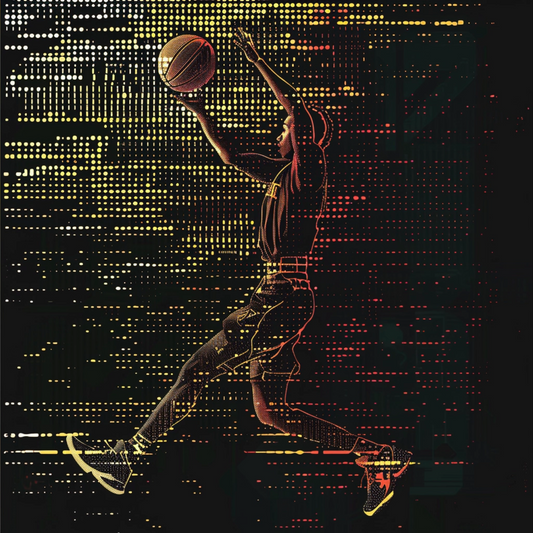 Basketball in ascii art