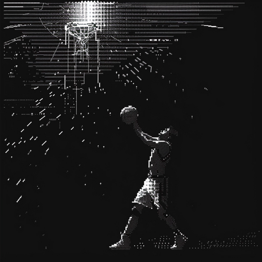 Basketball in ascii art