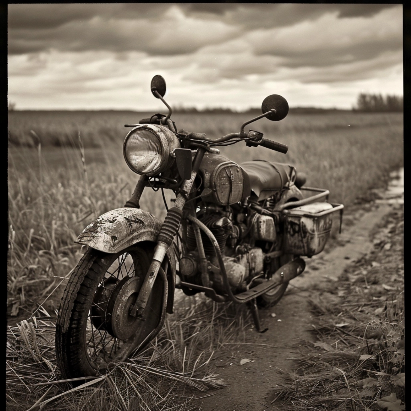 Cross motorbike by Sergei Parajanov