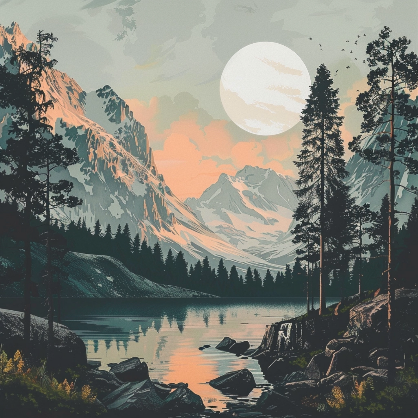 Custom in lofi aesthetic minimalist wild times and nature