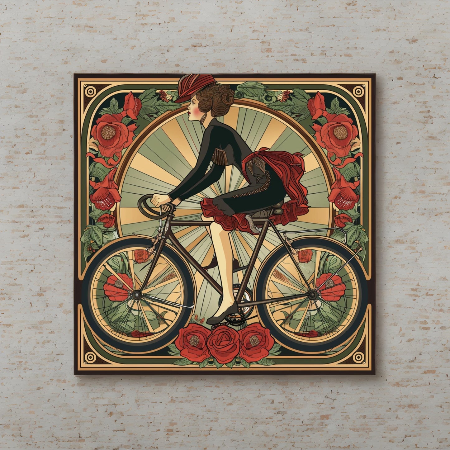 Cycling in art nouveau