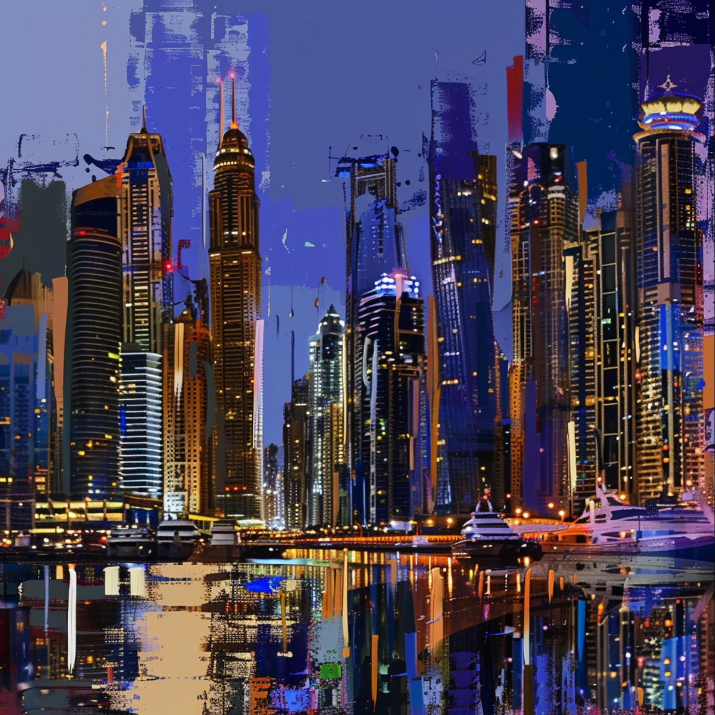 Digital art of Dubai