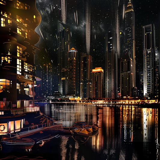 Digital art of Dubai