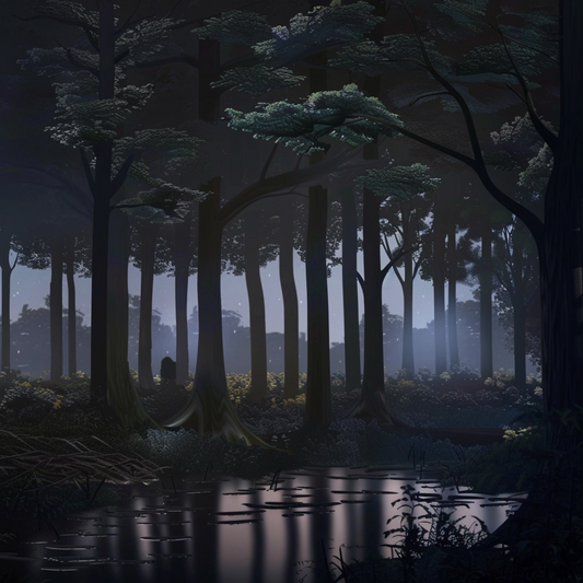 Digital art of forest