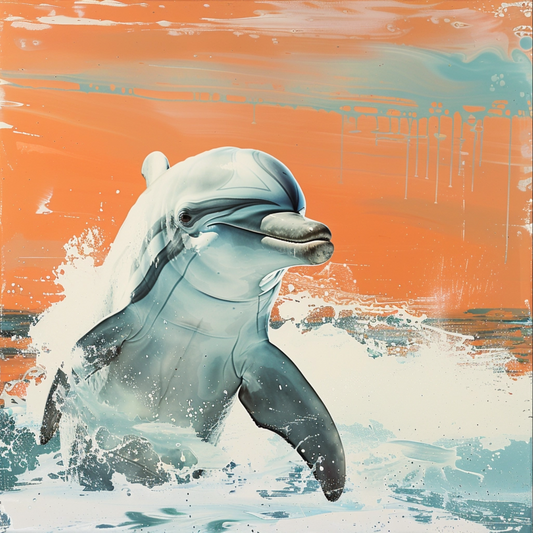 Dolphin animal by Pierre Cardin