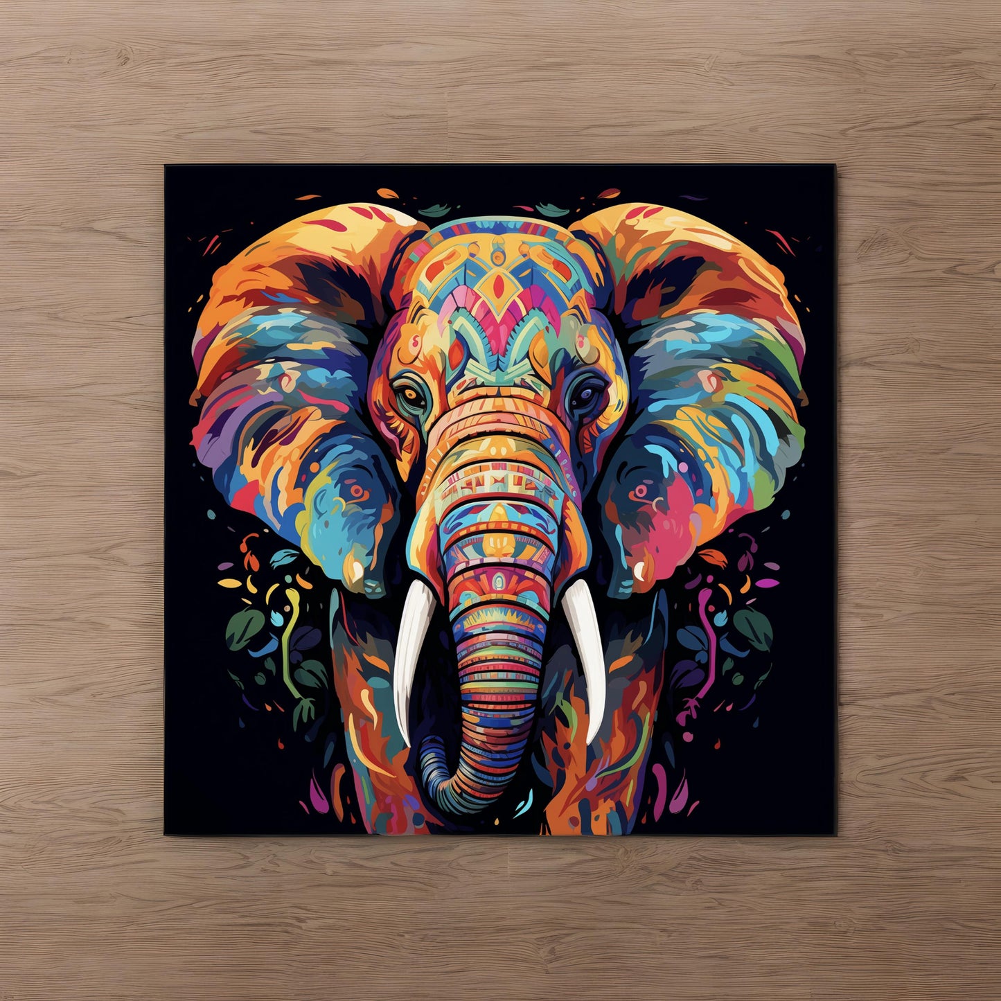 Elephant colorful luxury style