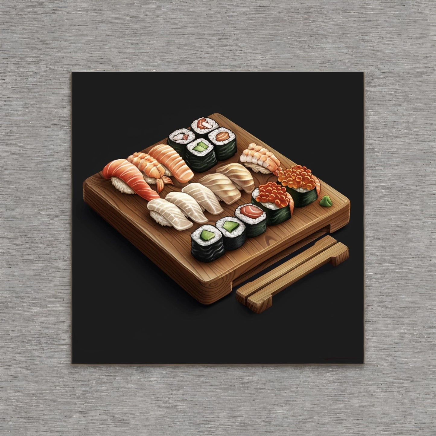 Gta illustration of sushi