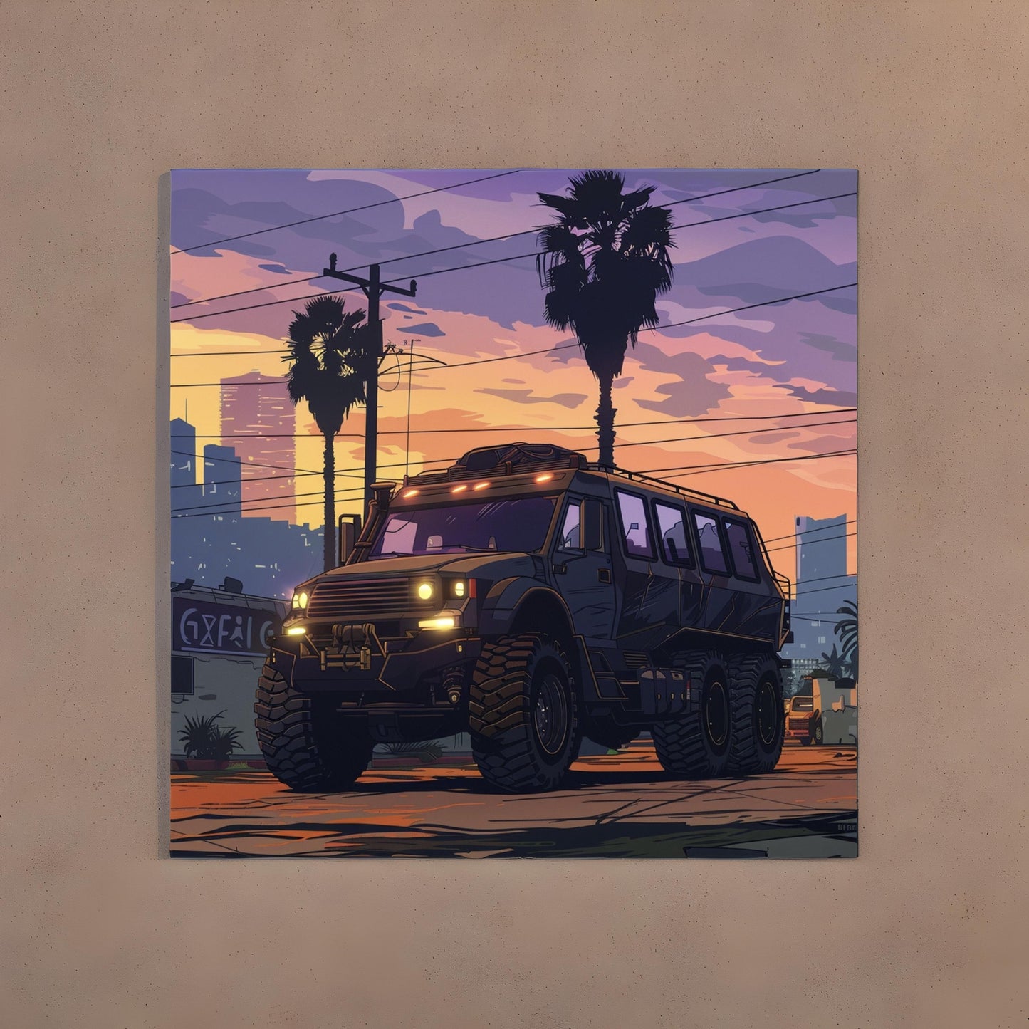 Gta illustration of utility vehicle