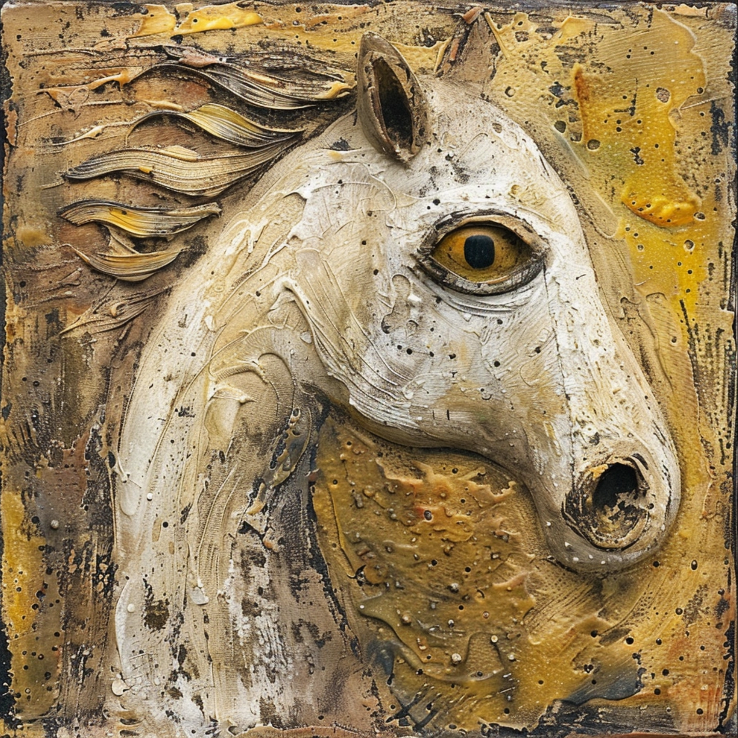 Horse animal by Sergei Parajanov