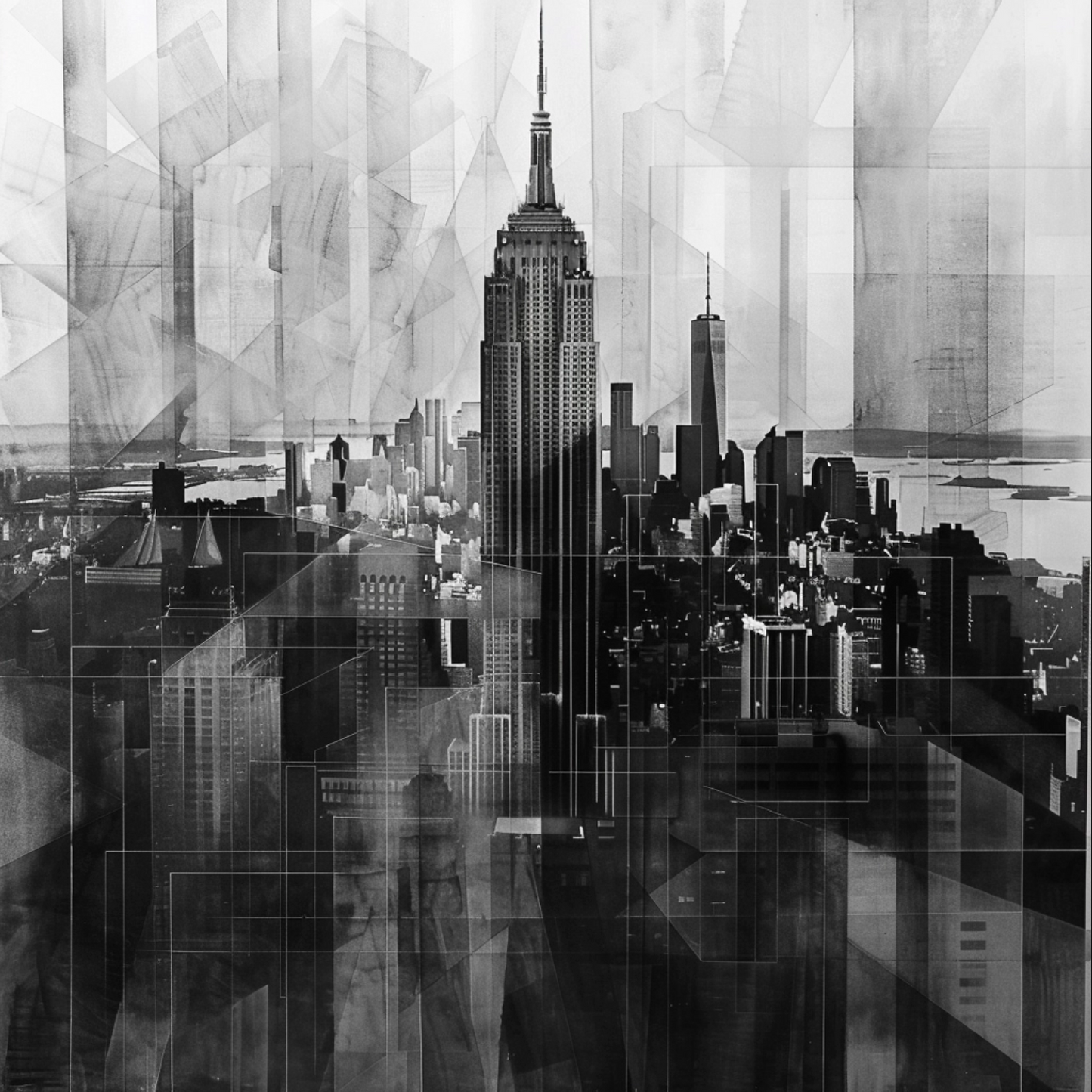 New York diagramatic drawing