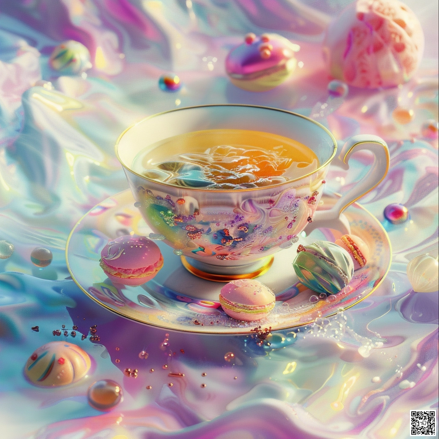 Candy world of tea