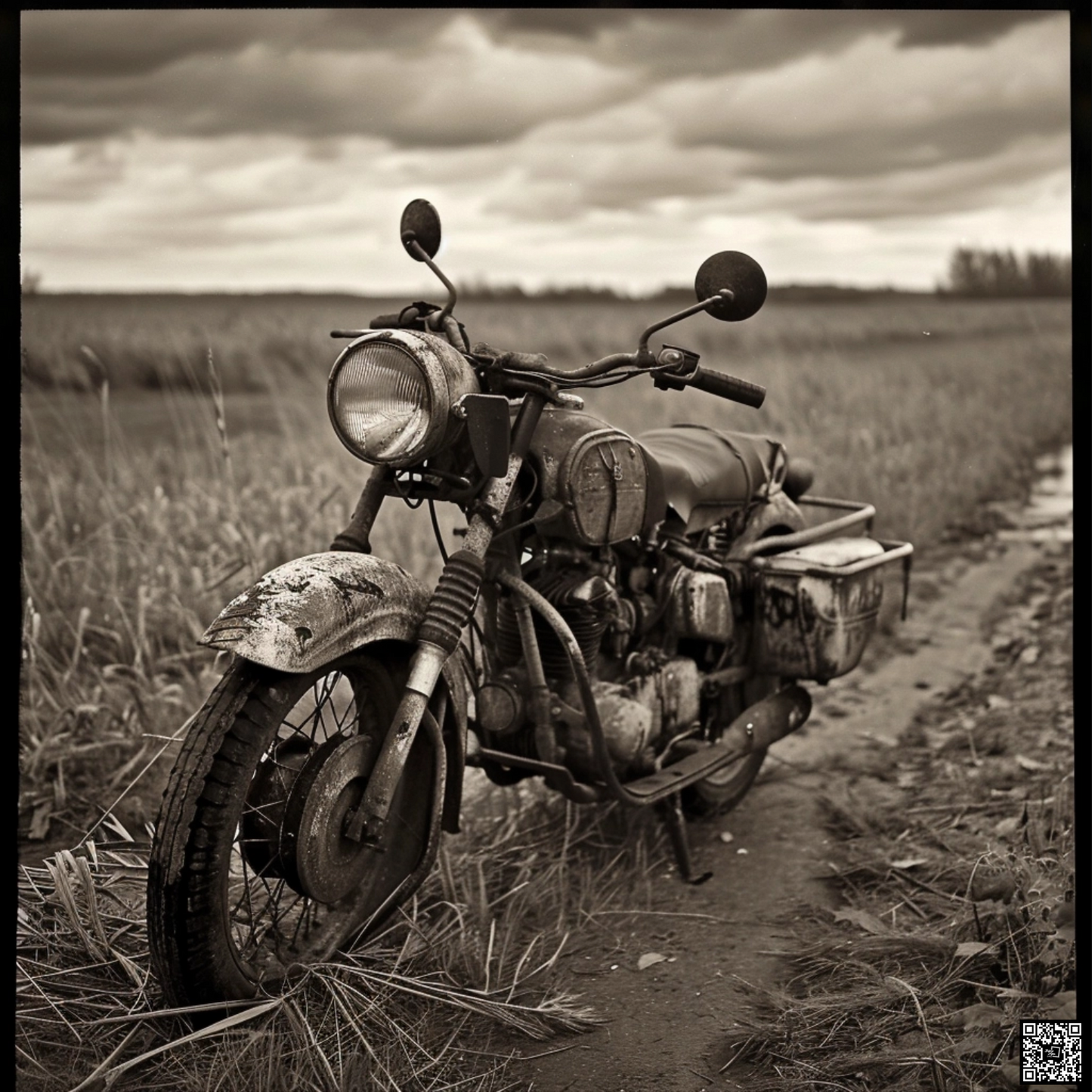 Cross motorbike by Sergei Parajanov