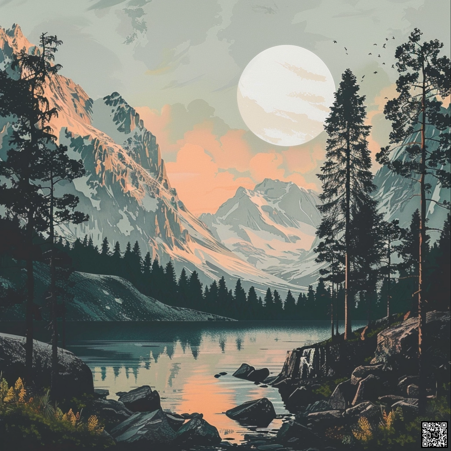 Custom in lofi aesthetic minimalist wild times and nature