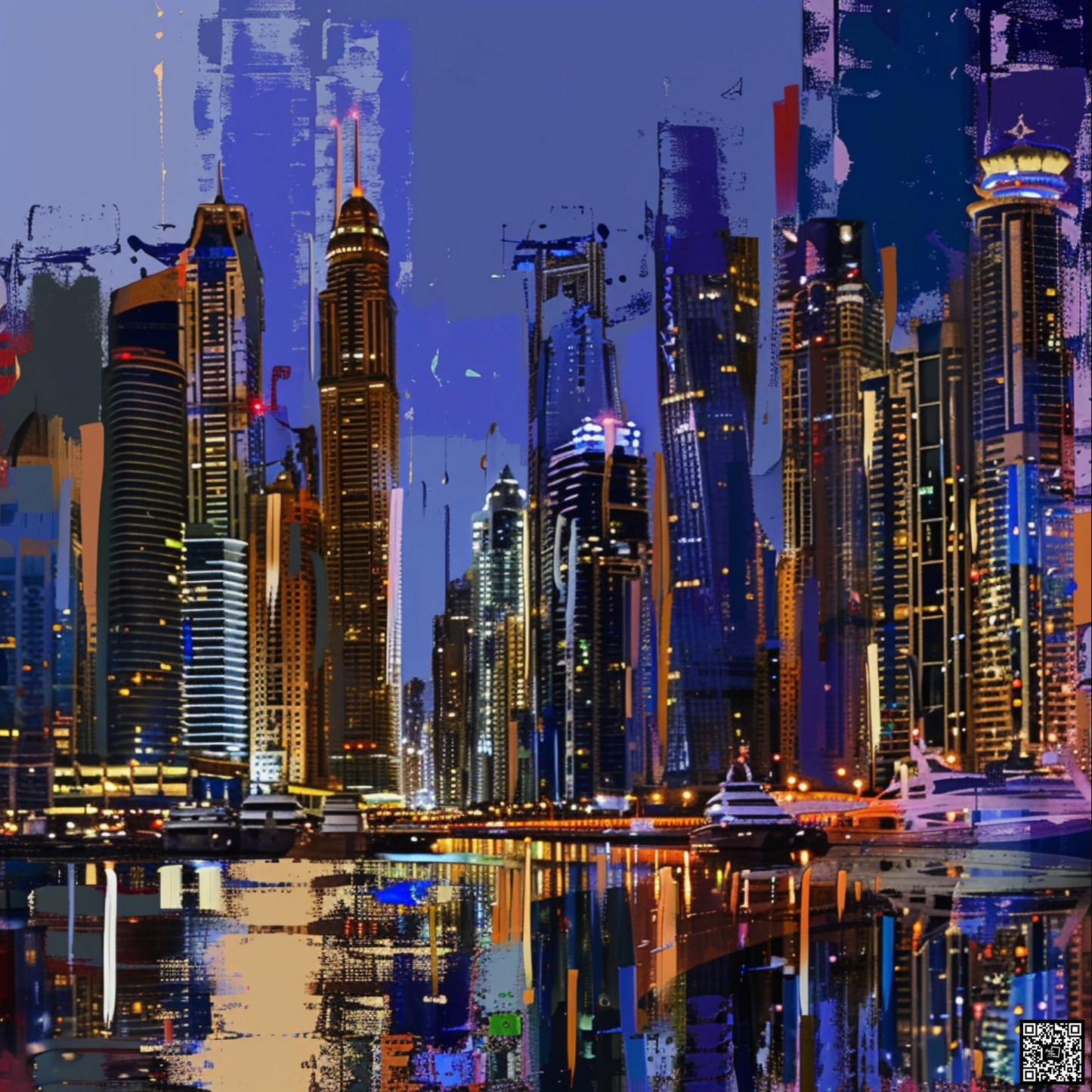 Digital art of Dubai