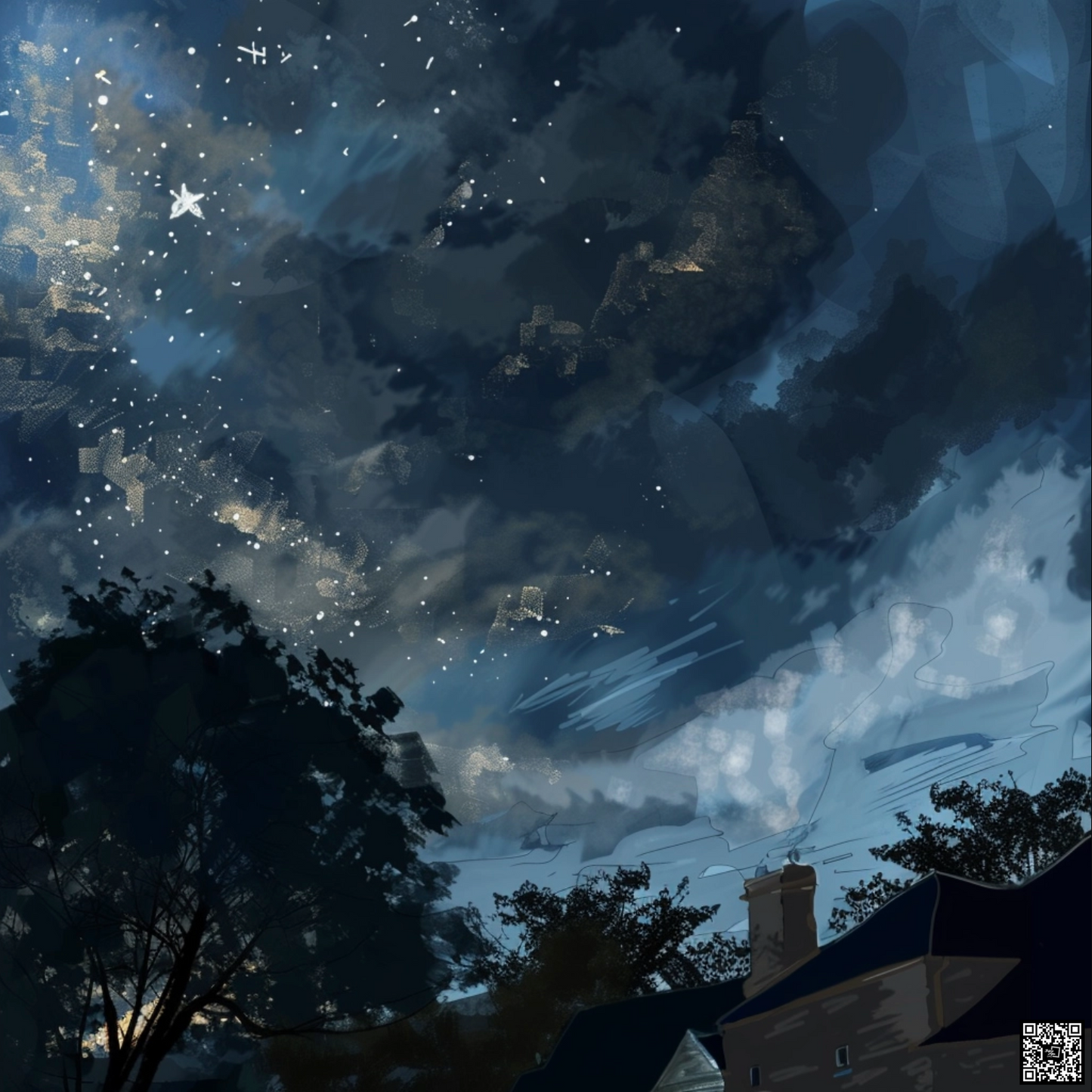 Digital art of sky