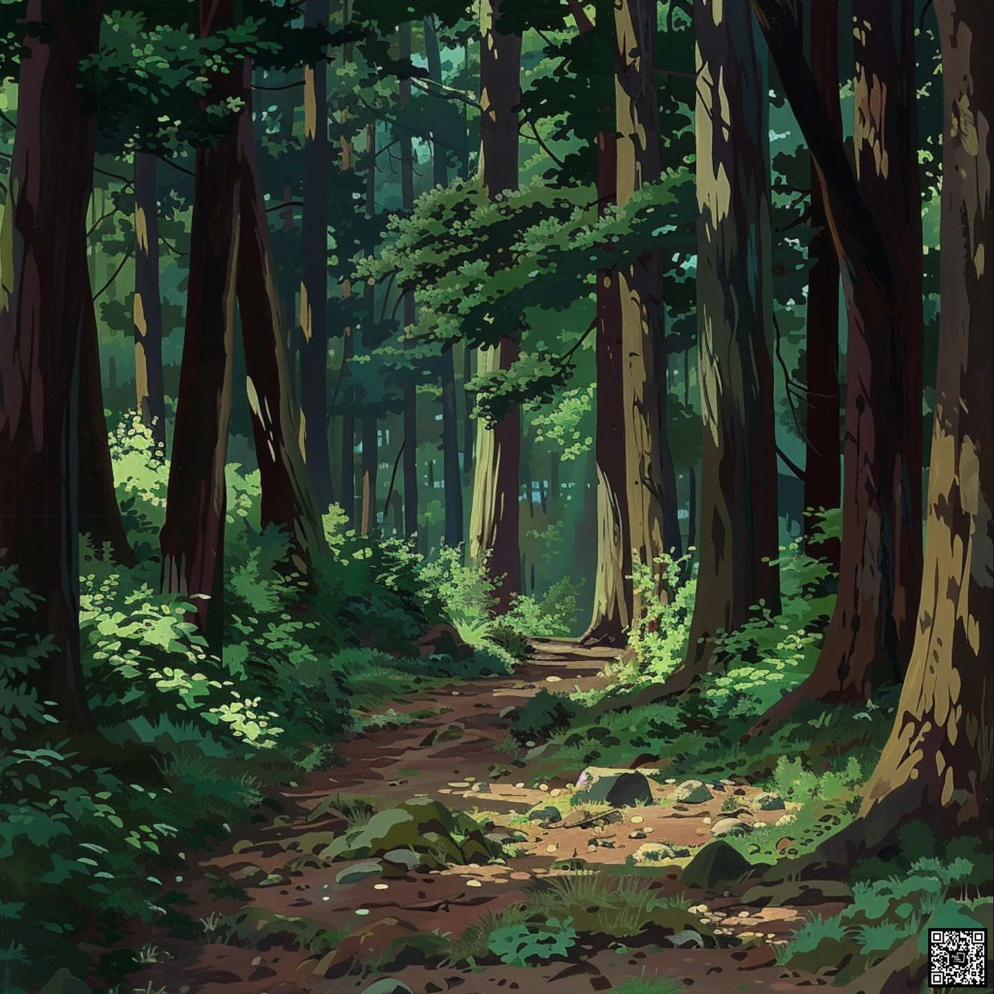 Forest by studio Ghibli