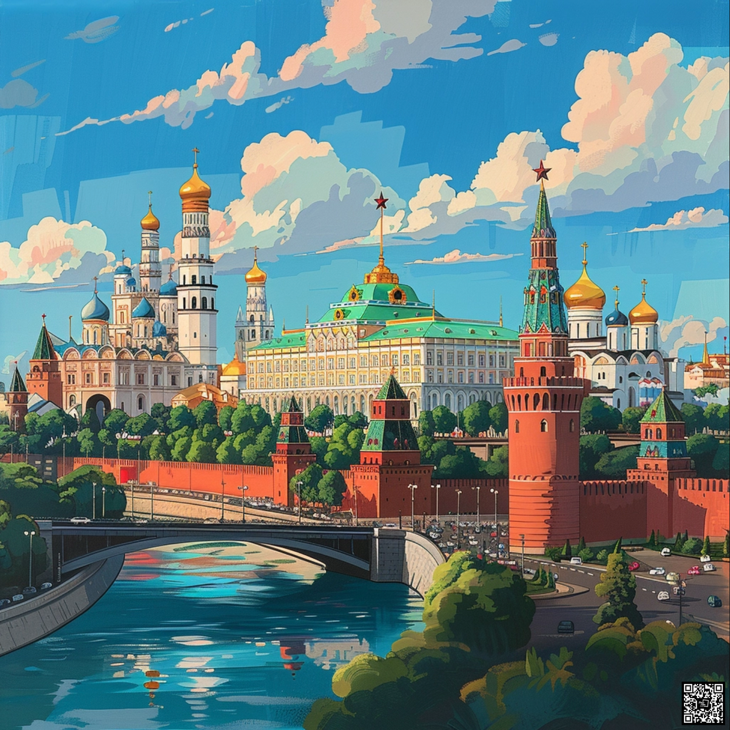 Moscow by studio Ghibli