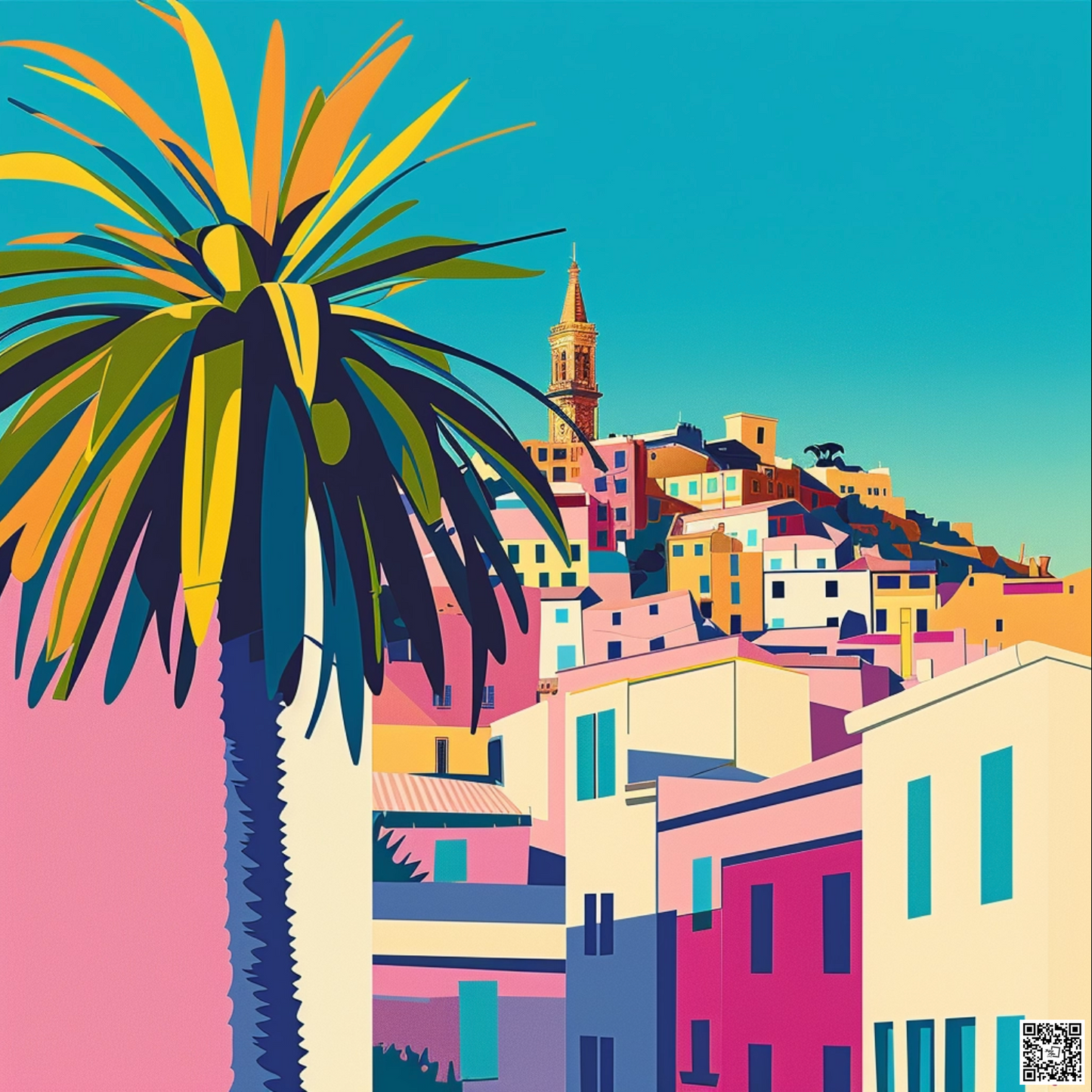 Peter Savilles graphic design depicting a cute Marseille