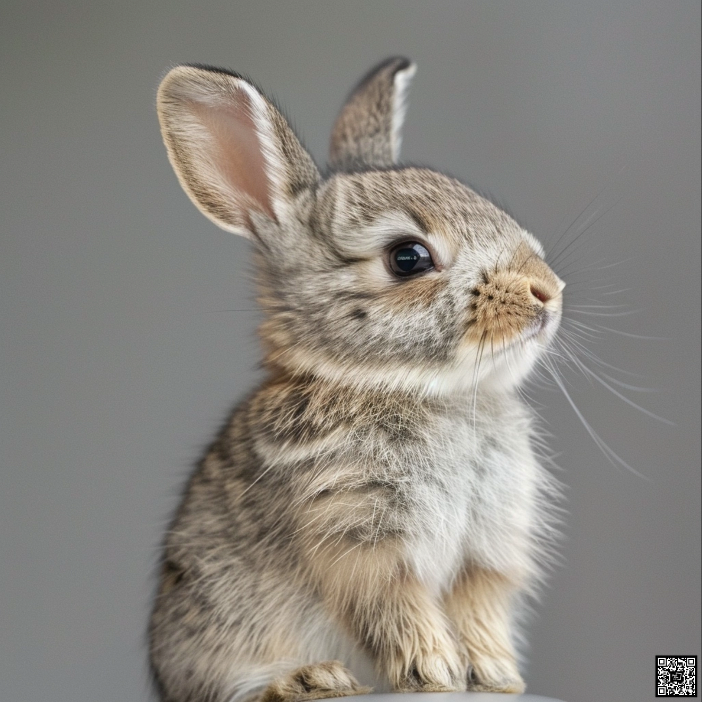 Tiny cute adorable rabbit animal