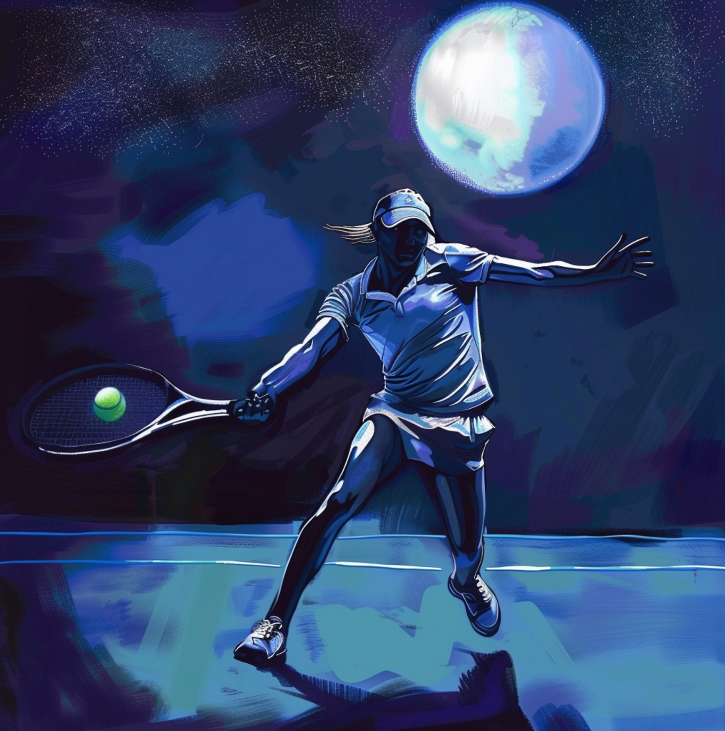 Tennis by night