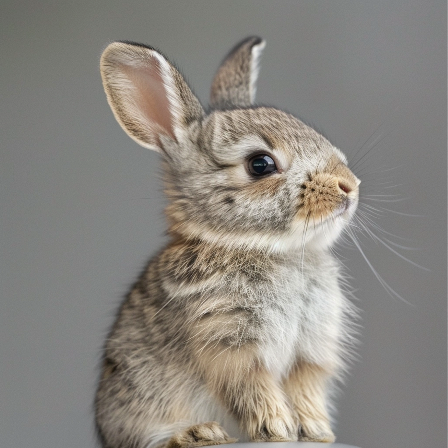 Tiny cute adorable rabbit animal